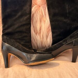 Elegant Black Women's Heeled Boots